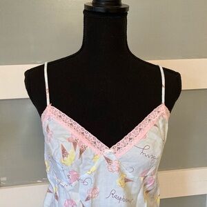 2 Pc. Pajamas: Sexy Victoria’s Secret Flannel & Pink Lace Trim